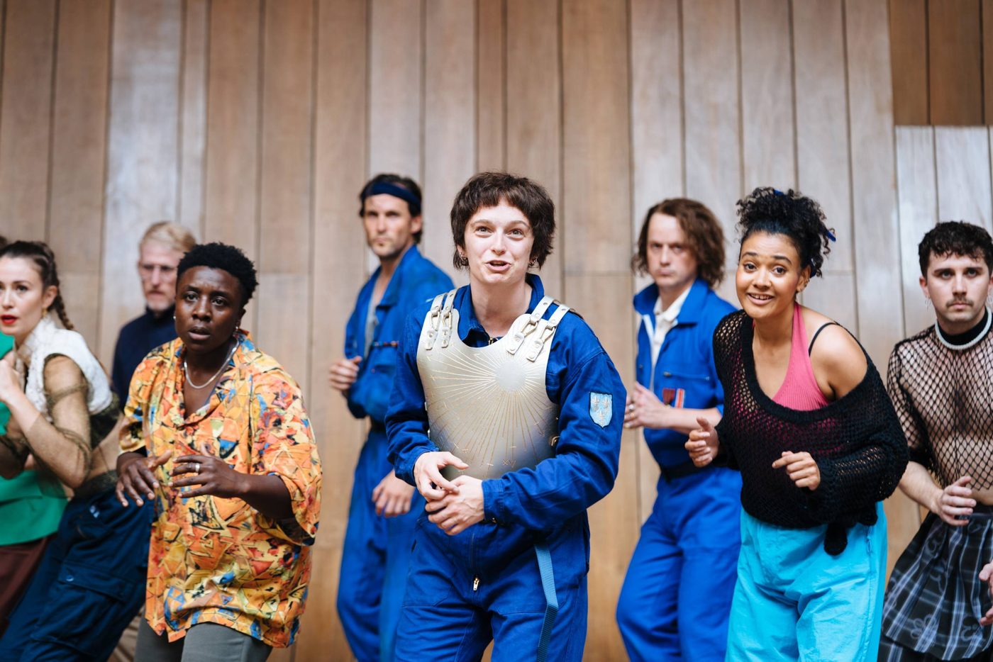 2. Full company of I, Joan (Shakespeare's Globe) - c. Helen Murray